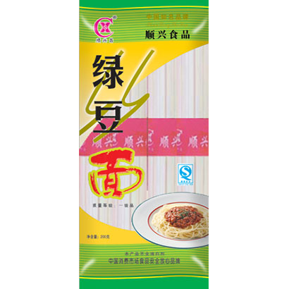 綠豆面掛面